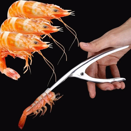 Kitchen Appliance Stainless Steel Shrimp Peeler Prawn Peeler Line Cutter Cleaning Shrimp Line Fishing Lobster Peel Seafood Tool